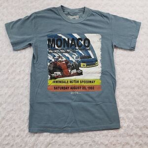 Monaco 1992 Irwindale Motor Speedway Ring of Fire Graphic Tshirt Mens Size Small